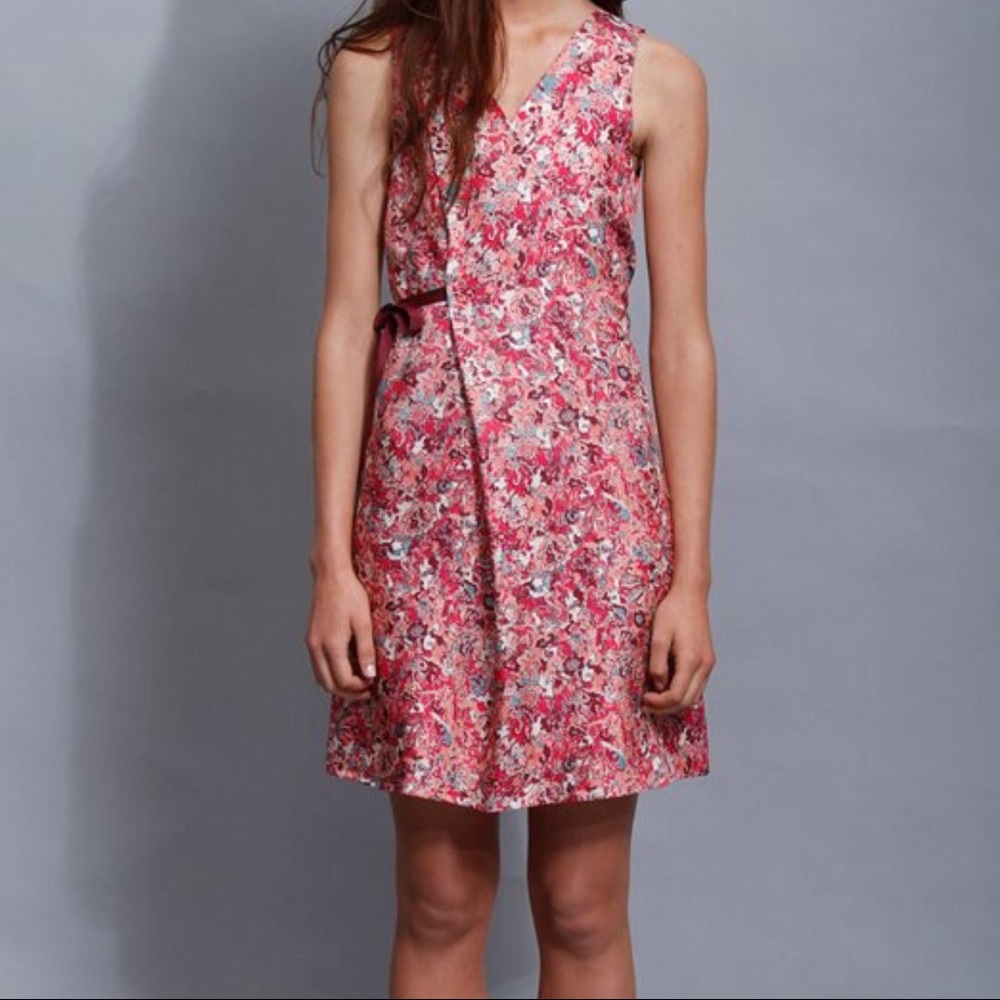 Marc by Marc Jacobs Silk Faux Wrap Dress